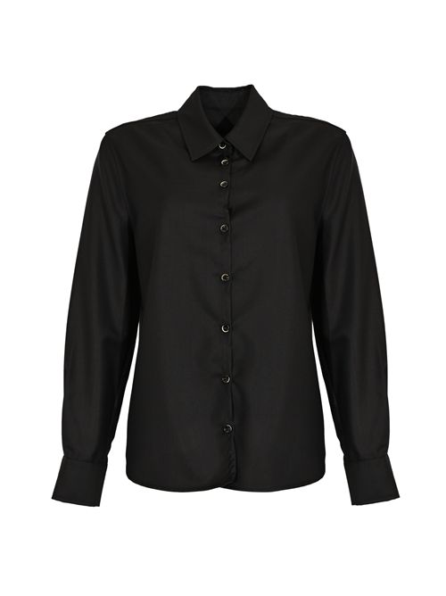 Camicia Alaska in lana e seta Nine in the morning | 9FW25 ALK03BLU NAVY